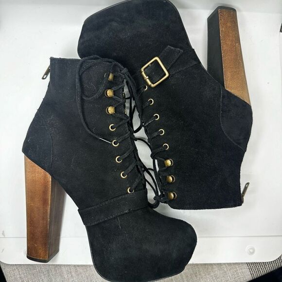 Steve Madden Carnaby Suede Platform Bootie - Picture 4 of 8